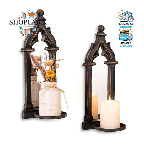 Wandkerzenhalter vintage - wandkerzenhalter,