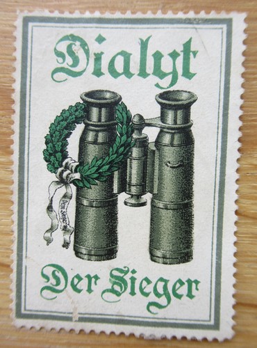Alte reklamemarken fernglas - alte,