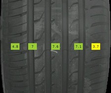 225/45 R17 91W Maxxis Premitra 5 6-7mm DOT 0724 - 2 REIFEN