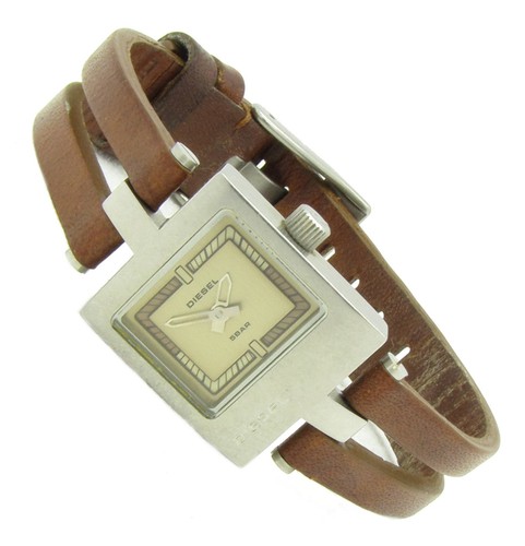 Diesel damen armbanduhr leder - damen,