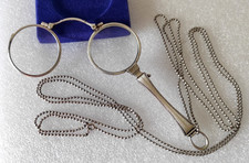 925 Silber Brille Lorgnon