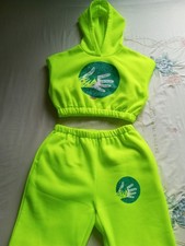 Neon Hoodie Jogginganzug Gr