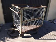 Rollwagen Gitterwagen Wagen Werkstatt Loft Industriestil antik 20er Jahre 