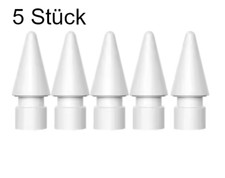 5x Ersatzspitzen für Apple Pencil 1 & 2 Gen Weiß Ersatz Tip – Stylus Spitze