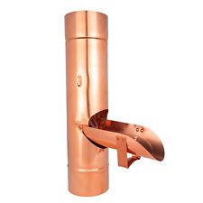 Regenrohrklappe Kupfer Regenwasserklappe Fallrohrklappe 100mm