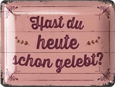 Retro Blechschild, vintage