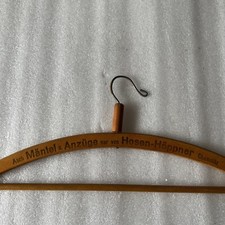 Holzkleiderbügel Chemnitz mit Werbung 30 er Jahre