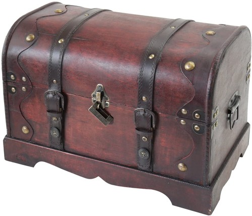 Hmf schatztruhe aus holz - hmf,