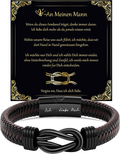 Lederarmband herren gravur - lederarmband,