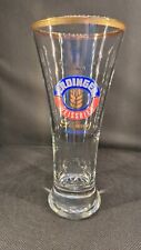 Erdinger Weissbier Pikantus Weizenbock Glas, altes Logo, selten, rar, Goldrand