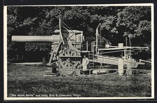 Vluyn, Die dicke Berta aus Holz, Erb. E. Cherubin, Ansichtskarte 