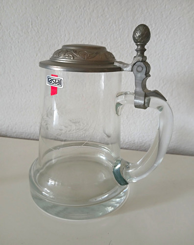 Rastal glas bierkrug mit - glas-bierkrug,