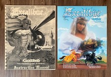 Gottlieb Excalibur / Manual + Flyer US / Flipper Pinball