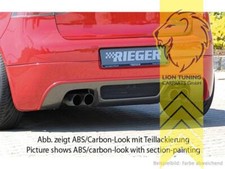 Rieger heckansatz heckspoiler - heckansatz,