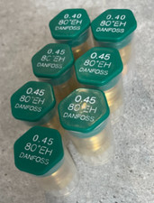7 x Danfoss EH Petroleum Ölbrenner Düsen 0,40 & 0,45 x 80° EH Neu Restposten