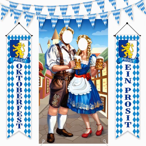 Oktoberfest deko set banner - deko,