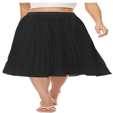 Damenrock plissee chiffon - chiffon, a