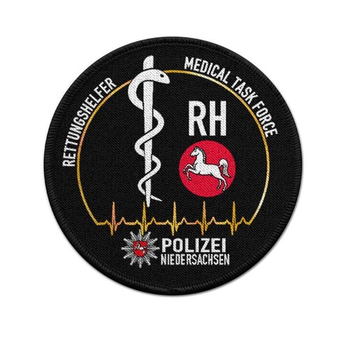 Patch 9cm rettungshelfer - patch, rh