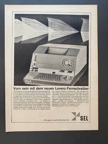 Lorenz fernschreiber sel - lorenz,