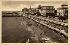 Anzio Italia AK ~1920/30 Riviera di Ponente Strand Promenade Personen Italien