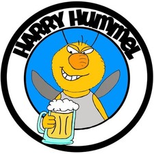 50 Aufkleber Sticker Hamburg Harry Hummel selten Rund Hamburger SV Ultras HSV