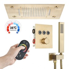 LED Luxus Duschkopf Wasserfall