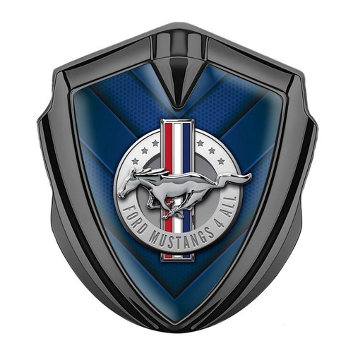 Mustang metall schild - 3d,