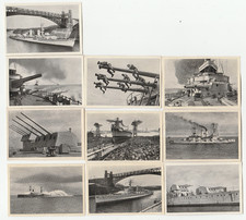 10x Bilder "Reichsmarine" Trumpf Schokolade Berlin 1933