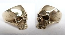 KANTINENRING MILITARIA  Ehrenring ? Husaren ? Totenkopf Ring Memento Mori