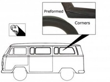Seitenscheiben Dichtung VW Bus T2 T2a T2b 1968-1979 3/4 Fenster ( Drehfenster)