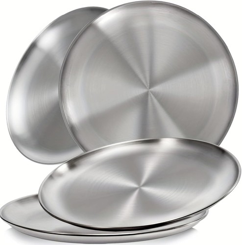 4er set edelstahl teller 20cm - 4er,