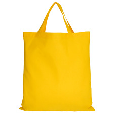 TEXXILLA 10er Pack Baumwolltasche | zwei kurze Henkel | 38x42cm | unbedruckt