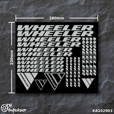 Wheeler Stickersatz Grau |