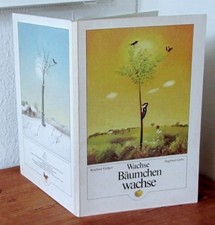 Wachse Bäumchen wachse - Pappbilderbuch BAUM NATUR Großformat, Völlger, DDR 1988