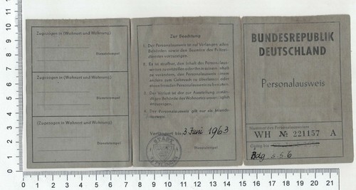 Alter personalausweis - alter,