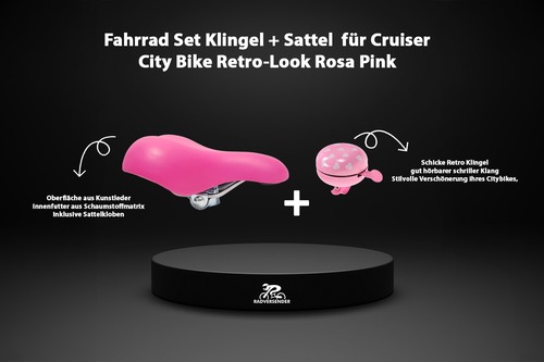 Fahrrad set sattel klingel - fahrrad,