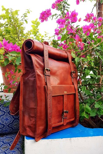 Herren echt leder rucksack - herren,