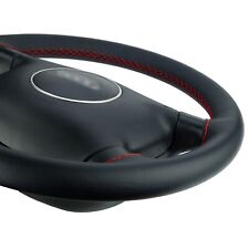 Lenkradhülle passend VW T4 Lenkradbezug Echtleder Lenkrad Bezug Naht rot