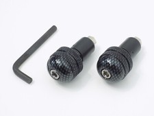 Lenkerenden Lenkergewichte Lenkervibrationsdämpfer Carbon Look paar