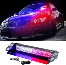 Auto KFZ 8 LED Rot & Blau