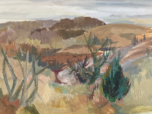 Gemälde 1964 gouache papier - gemälde,