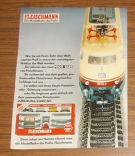Seltene Werbung FLEISCHMANN Modellbahnen 6365 JUBILÄUMS-START-SET #2 1982