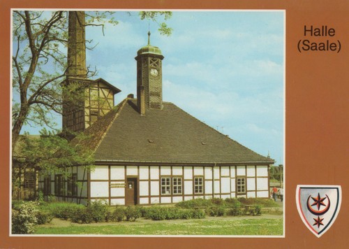Ddr ansichtskarte halle - ansichtskarte,