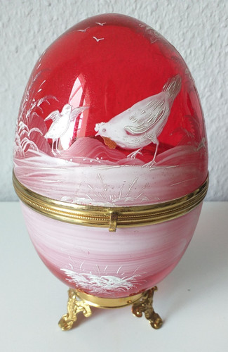 Glas candy box - candy, osterei