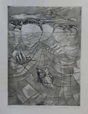 Radierung Horst Uhlemann