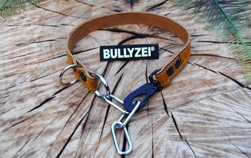 Halsband leder fell 20mm - leder,