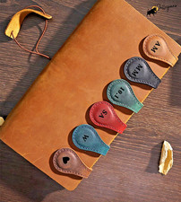 Magnetisches Lesezeichen aus Leder 📖 – personalisierbar ✍ | Elegant & praktisch