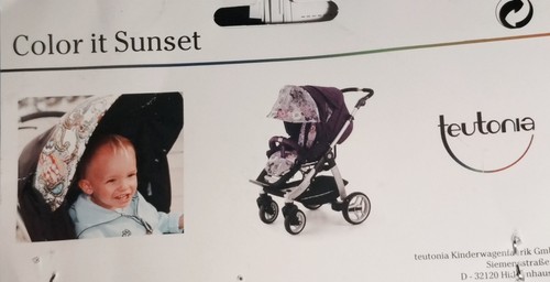 Teutonia kinderwagen sunset - teutonia,