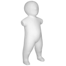 Torso Baby/Kind Gr 56/62/68 Styropor Schneiderpuppe Dekotorso Schaufensterpuppe
