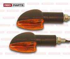 2 x Motorrad Blinker universal alle moped mofa simson cafe racer japana 